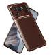 Golden Sands for Xiaomi Mi 11 Ultra Back Phone Cover Drop Tested Shock Proof Slim Armor Aramid Carbon Fibre Rugged TPU Case for Xiaomi Mi 11 Ultra, Brown