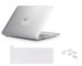 iFyx Compatible with MacBook Pro 13 Inch With Retina Display Case Cover 2023-2020 Release A2338 M2 M1 A2289 A2251 Protective Plastic Hard Shell Case Cover + Keyguard Skin + Dustplugs Set (Crystal clear)