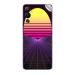 GADGETSWRAP Printed Vinyl Skin Sticker for Tecno Pova 4 - synthwave background