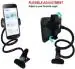 Sureelee Black Aluminium 360 Degree Rotation Flexible Multi-Function Mobile Phone Holder
