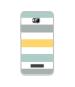 Casotec Line Texture Design Printed Silicon Soft TPU Back Case Cover for Micromax Canvas Spark 3 Q385