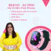 sekyo S2 Location Tracking Smartwatch for Kids, Sim Card Smart Watch for Boys & Girls, 2G Voice Calling, Panic/SOS Button, Camera, Geo-Fencing, Remot Monitoring, Voice Chat (Pink)