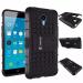 Tarkan Black Polycarbonate Flip Stand Back Case Cover For Meizu M1 Note