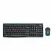 Logitech MK275 USB Wireless Keyboard and Mouse Set for Windows, 2.4 GHz Wireless, Compact Wireless Mouse, 8 Multimedia & Shortcut Keys, 2-Year Battery Life, PC/Laptop - Black