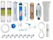 Remino Complete Ro Water Purifier Filter Service kit of 80 GPD Membrane with All Accessories and Copper Filter