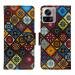 A D Enterprises Rangoli Flip Cover for Moto Edge 30 Fusion 5G | Magnetic Case | Shock Absorbent | Flip Cover Moto Edge 30 Fusion 5G