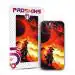 PROSKINS Anime Samurai 3D Textured Mobile Back Skin/Sticker Only for Apple iPhone 14 Pro Max