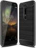 RUNICHA Back Cover for NOKIA 6(18), Nokai 6 2018 (Black, Grip Case)