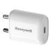 Honeywell Zest Charger Pd20W, Bis Certified, Type C Fast Wall Charger, Ultra-Fast Charging Compatible With Iphone, Ipad, Samsung, Oneplus, Smartphones, Tablets, Power Banks, Smart Watch, Etc.- White