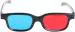RV7 Anaglyph 3D Video Glasses (Red and Blue)