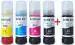 GPN PRINT 001 003 Epson L3110 L3150 L3250 L3116 L3101 L3210 L3215 Black and Tri Color Combo Ink Bottle (Pack of 5)