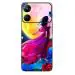 Toppings printed mobile back skin (This is Not Back CASE/COVER) for Realme V30 Design B08 -MT
