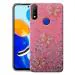 SROCK Realme 3, Realme 3i Back Case Cover for Girls | Sparkle Glitter | Stylish | Partywear | for Ladies Women Back Case Cover for Realme 3, Realme 3i- Pink