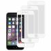 Kite Digital iPhone 6/6s Matte Finish (White) Tempered Glass Screen Protector with Edge to Edge Coverage - Easy Installation Kit (Pack of 3)