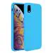 LIRAMARK Liquid Silicone Soft Back Cover Case for Apple iPhone XR (6.1 inch) (Sky Blue)