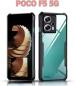 XOVO Back Cover for Poco F5 5G (Transparent, Dual Protection, Pack of 1)
