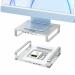 EVM Type C USB Hub Aluminum Stand Multi-Functional Desk Organizer with USB-C Data, USB 3.0, Micro/SD Card Slots, M.2 NVMe & 2.5