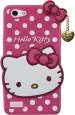 COVERBLACK Rubber Back Cover Compatible model for Oppo Neo 7 ( A33F) Hello Kitty - Pink