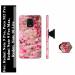 BUDDHU Red Pink Flower Printed Hard Back Cover Case with Mobile Holder, Pop holder, Pop socket for Mi Redmi Note 9 Pro, Xiaomi Poco M2 Pro, Mi Redmi Note 9 Pro Max, Mi Redmi Note 10 Lite