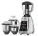 Havells Silencio Lowest Noise 4Jar Mixer Grinder with HVDC Technology | Slow Speed Grinding, Double Layer Insulated Steel Jar, LED Display/Pre-Set Options & Hands free operation (Grey Black) 500Watts