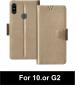 Sbms 10.Or G2 Gold Artificial Leather Shock Proof Flip Cover