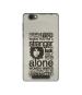 Casotec Quotes Pattern Design Printed Silicon Soft TPU Back Case Cover for XOLO Era 4G
