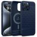 CASEOLOGY by Spigen Parallax Mag Back Cover Case Compatible with iPhone 15 Pro Case (TPU and Polycarbonate | Midnight Blue)