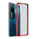 Golden Sands for Poco M3 Pro 5G Cover - Rugged Frosted Semi Transparent PC Shock Proof Slim Back Case for Poco M3 Pro 5G, Red