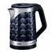 Inalsa Diamante 1300W, 1.8L, Double Wall Electric Kettle|Diamond Cut Design |Stainless Steel Inner Body |Cool touch outer body |Wider mouth| Boil Dry Protection & Auto-Shut Off, Black