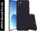 XOVO Back Cover for Oppo Reno 6 pro (Black, Silicon, Pack of 1)