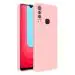LIRAMARK Silicone Soft Back Cover Case for Vivo Y19 / U3 / U20 (Silicone Pink)