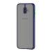 Empire Accessories Samsung J6 Plus Blue Polycarbonate Smoked Matte Back 360 Degree Protection Protective Hard Case