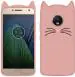 Mbcase Motorola Moto E4 Plus Pink Rubber Back Cover