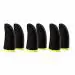 LIMESHOT Slip-Proof Yellow Finger Sleeve 12 x 6 x 6 cm (Pack of 3)