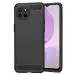 Fastship Silicone Hybrid Rubber Case Back Cover for itel S23 - Black