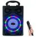Musify WS-401 Wireless Speaker Led Disco Light subwoofer Sound System with DJ Light Carry Handle-Travel Speaker Support Bluetooth, FM Radio, USB, Micro SD Card Reader, AUX with [Free Mic] 15 W, 4