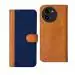 Knotyy Flip Cover for Vivo Y58 5G   (Blue, Brown, Dual Protection, Pack of: 1)