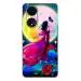 TOPPINGS printed Matte Finish Vinyl mobile back skin (This is Not Back CASE/COVER) for Oppo A98 Design B08 -MT