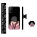 Mobi Elite Girl Printed Hard Back Case Cover with Mobile Holder, Pop holder, Pop socket for Vivo Y20, Vivo Y20i, Vivo Y20g, Vivo Y20a, Vivo Y12s, Vivo Y12g