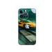GADGETSWRAP Printed Vinyl Skin Sticker for Apple iPhone 13 Pro - Yellow Race Car.jpg