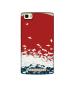 Casotec Sea Waves Design Printed Silicon Soft TPU Back Case Cover for Panasonic P75