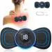 HARITACK Portable Whole Body Massager | Full Body Mini Butterfly TENS Massager With 8 Modes, Electric Rechargeable Mini Massager For Neck, Back Waist Arms, Legs | Mini Back Massager