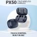 Maxx Newly Launched PX50True Wireless Earbuds with Quick Connect,Upto 40Hrs Playtime,ASAP Charge 10 Min Use 180 Mins,Clear Calls with ENC & Quad Mic,IPX5,13mm Drivers, BT v5.3 (Blue)