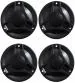 KAXSON Black Bj-4T 80 Watt Tweeter Car Speaker (Pack Of 4)