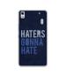 Casotec Haters Design Printed Silicon Soft TPU Back Case Cover for Lenovo K3 Note / A7000