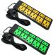 Sanhan ELECTRIC BOARD SURGE PROTECTOR MULTI PLUG 10 sockets with 2.5m wire (pack of 2) 10 Socket Extension Boards (Black, Yellow, Green, 2.5 m)