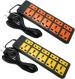 Sanhan ELECTRIC BOARD EXTENSION CORD POWER STRIP SURGE PROTECTOR MULTI PLUG 10 sockets with 3m wire (pack of 2) 10 Socket Extension Boards (Yellow, Orange, 3 m)