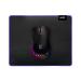 Kreo Gaming Mouse with Programmable Buttons & RGB Lighting | Top Pixart Sensor | Adjustable DPI with 1.5m Long Braided Cable and Optical Sensor | Lightweight & Durable | (Falcon + Mousepad L)