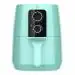 INALSA Mellerware MWAF 02 Manual, 1400W, 4L Air Fryer with Smart Rapid Air Technology|Timer Selection And Fully Adjustable Temperature Control, Teal