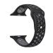 RUPELIK (Nike Button 41mm Strap Black(Dot Grey) Soft Silicone iWatch Strap Series 7,6,5,4,3,2,1/SE Compatible For Strap 41mm/40mm/38mm Smart Watch Strap Black(Dot Grey)